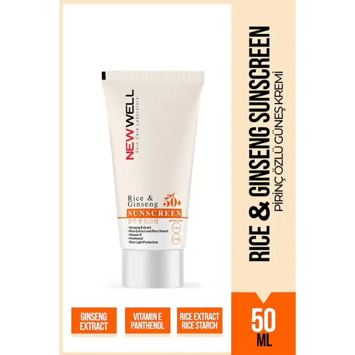 Newwel Rice &Ginseng Sunscreen 50SPF