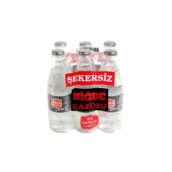 Niğde Gazoz Şekersiz 6x250 Ml. (4lü)