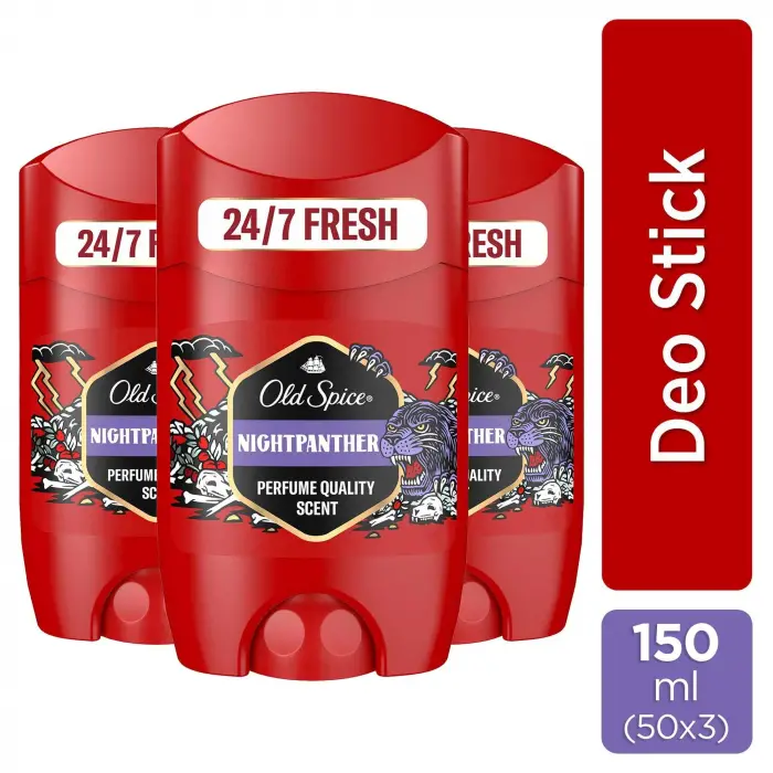 Night Panther Erkek Deodorant Stick 50 ml 3lü set