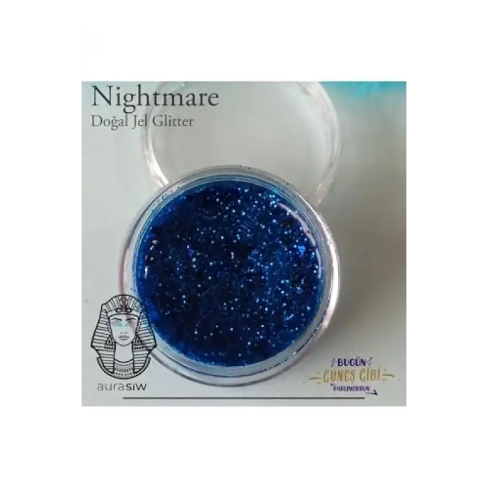 Nightmare - Jel Formlu Doğal Glitter