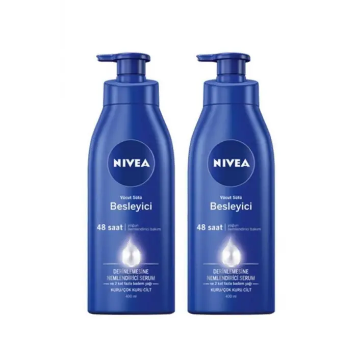NIVEA 2li Besleyici Vücut Sütü 400 ml