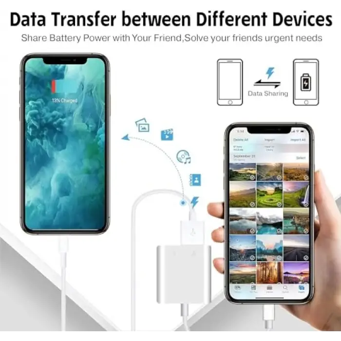 NK101 Apple iPhone iPad Lightning - USB 3.0 Kamera Adaptörü