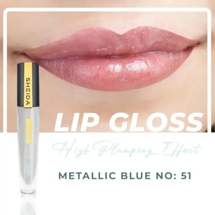 No:51 Metalik Blue Lipgloss