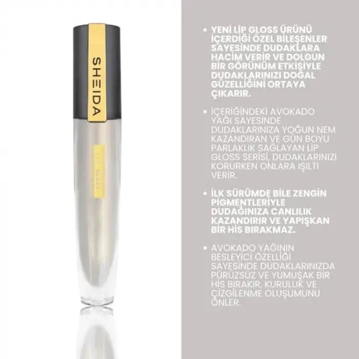 No:53 Metalik Gold Lipgloss