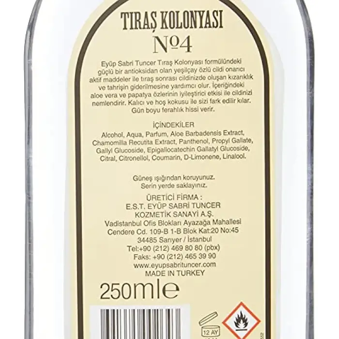 No4 Tıraş Kolonyası 250 ml