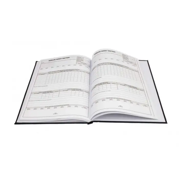 NÖBET DEFTERİ SUNİ DERİ 100 YAPRAK 22X32