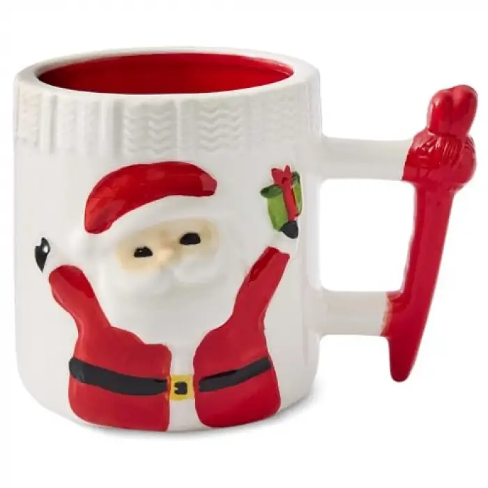 Noel Baba Figürlü Joyful Kupa, 388 ml
