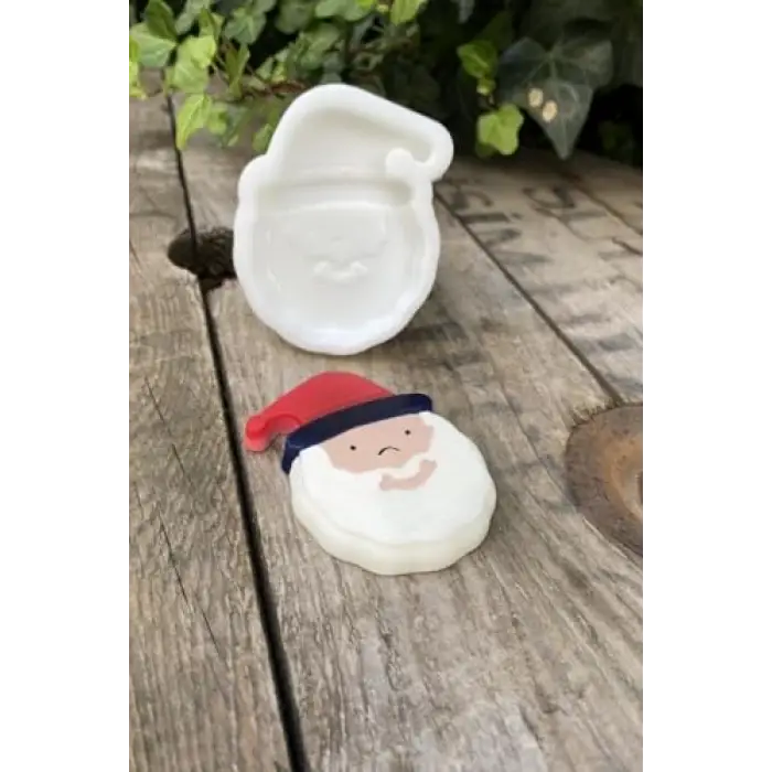 Noel Baba Mum Kalıbı (Silikon)