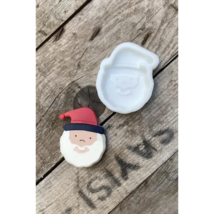Noel Baba Mum Kalıbı (Silikon)