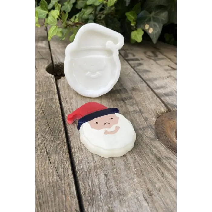 Noel Baba Mum Kalıbı (Silikon)
