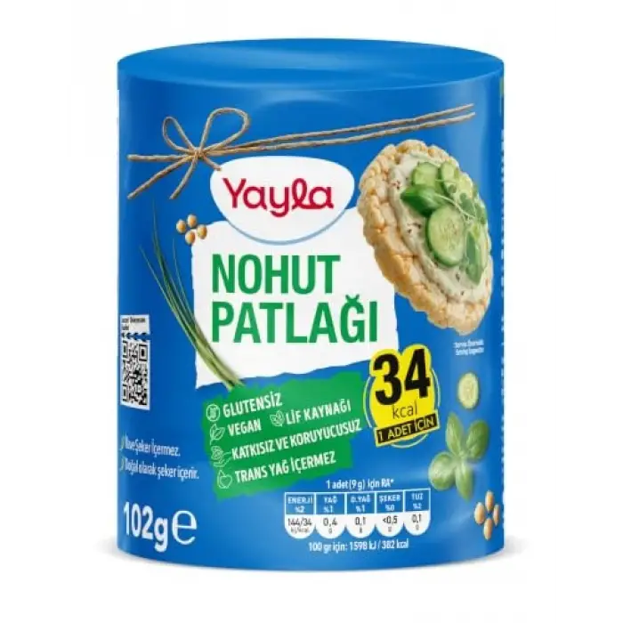 Nohut Patlağı Silindir 102 Gram