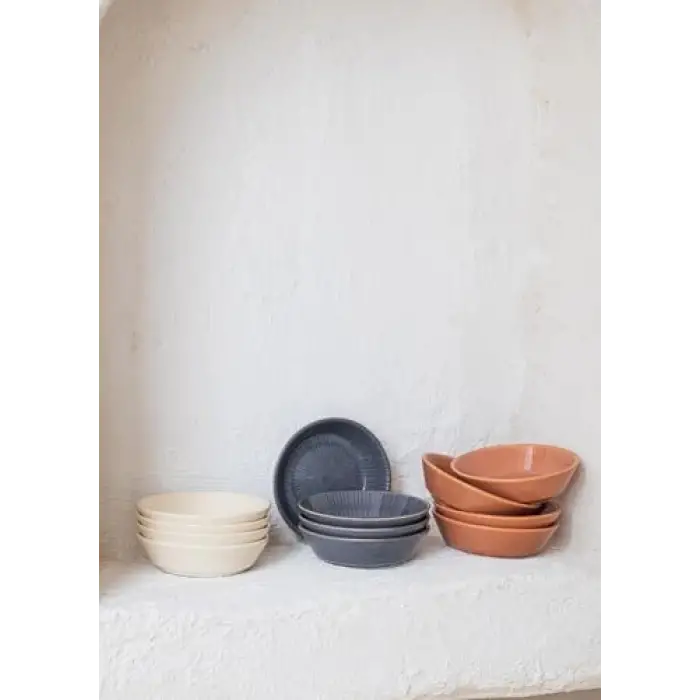 Noon Gri Çerezlik Seti, 4lü, 10 cm