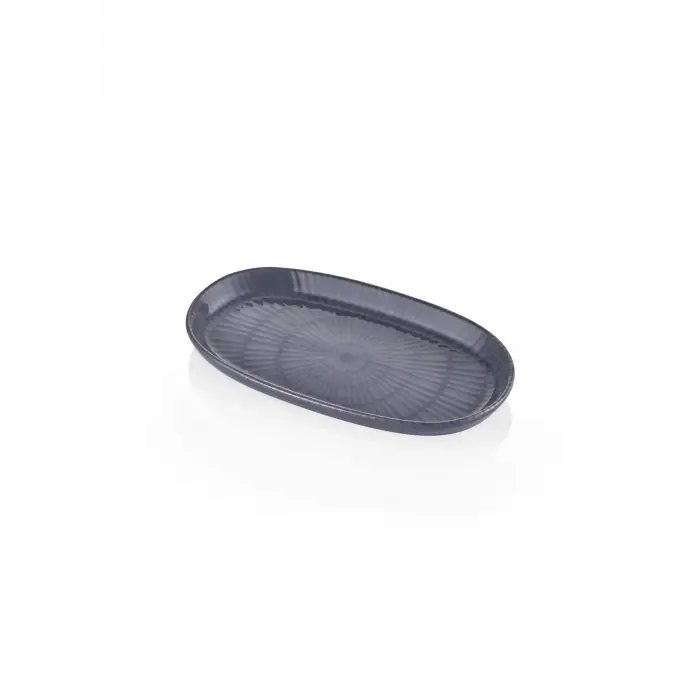 Noon Oval Servis 2li Gri 26 cm