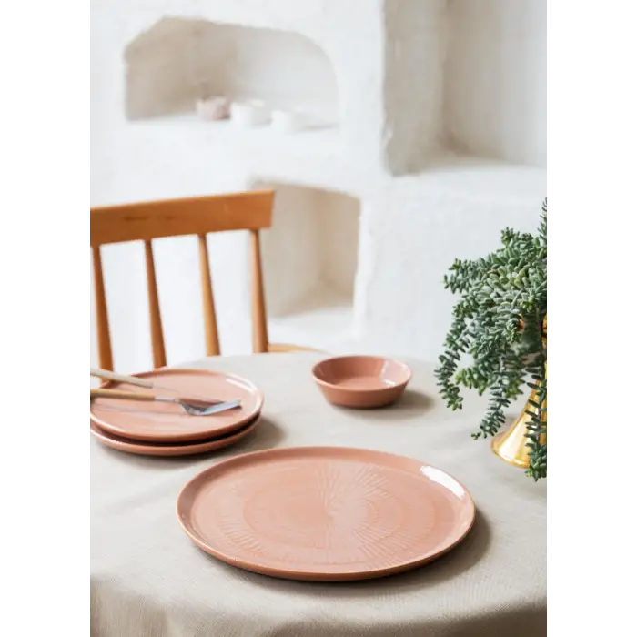 Noon Servis Tabağı Somon 30 Cm