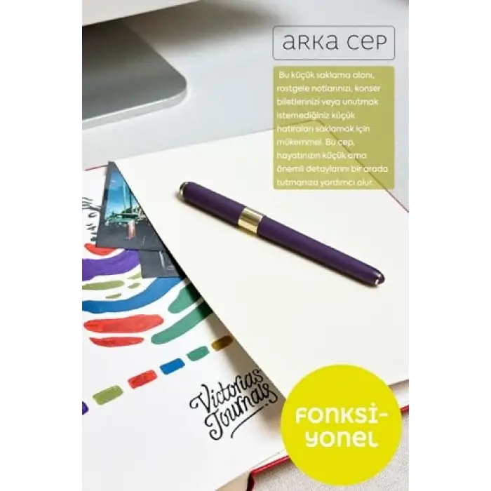 Nota Bene Classic Sert Kapak Defter (Sarı, 19x25 cm)