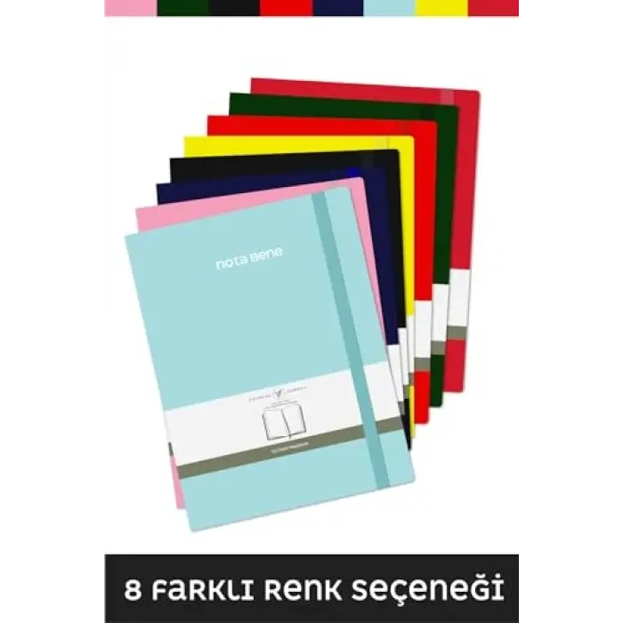 Nota Bene Classic Sert Kapak Defter (Sarı, 19x25 cm)