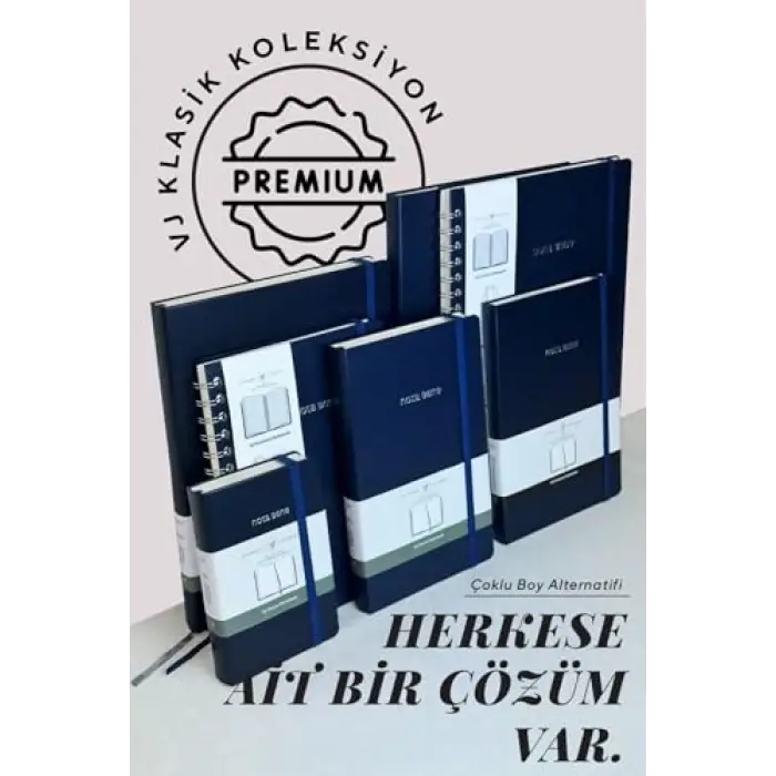 Nota Bene Premium Sert Kapak Defter, 14.8x21, Çizgili
