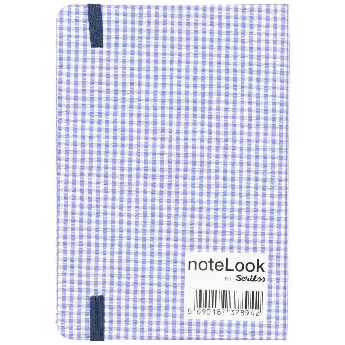 Notelook Cotton A6 Mor Çizgili Defter