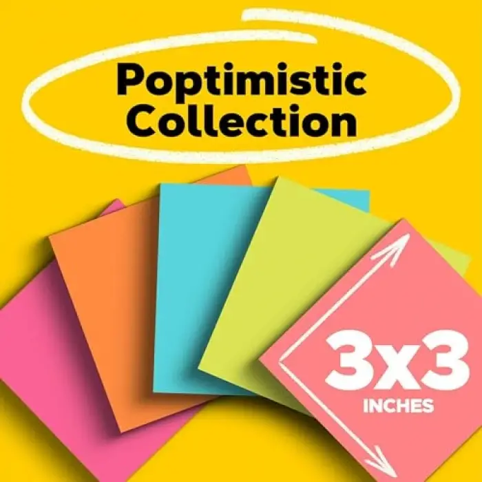 Notes, 7,6 x 7,6 cm Kapstadt Collection, 18-PADS/dolap Pack, 100 sheets/Pad (654 18 Ctcp)