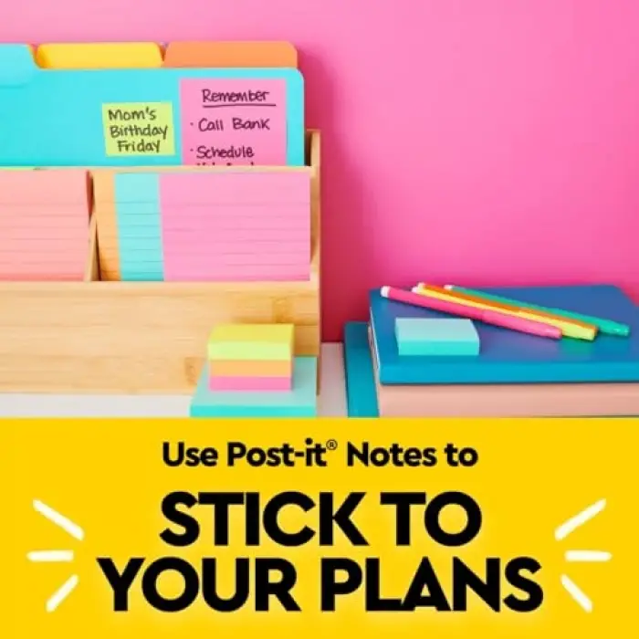 Notes, 7,6 x 7,6 cm Kapstadt Collection, 18-PADS/dolap Pack, 100 sheets/Pad (654 18 Ctcp)