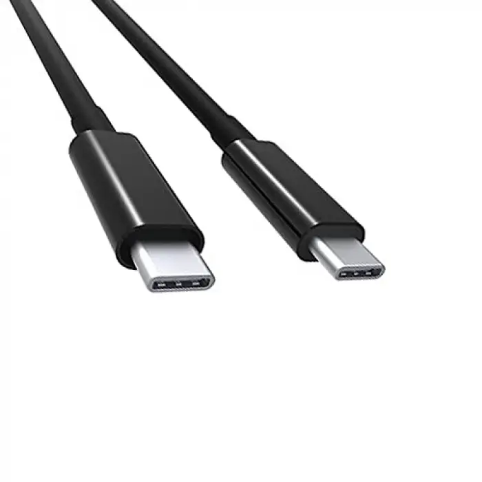Novoo Type-C to Type-C 3A Şarj ve Data Kablosu Siyah 1 Metre