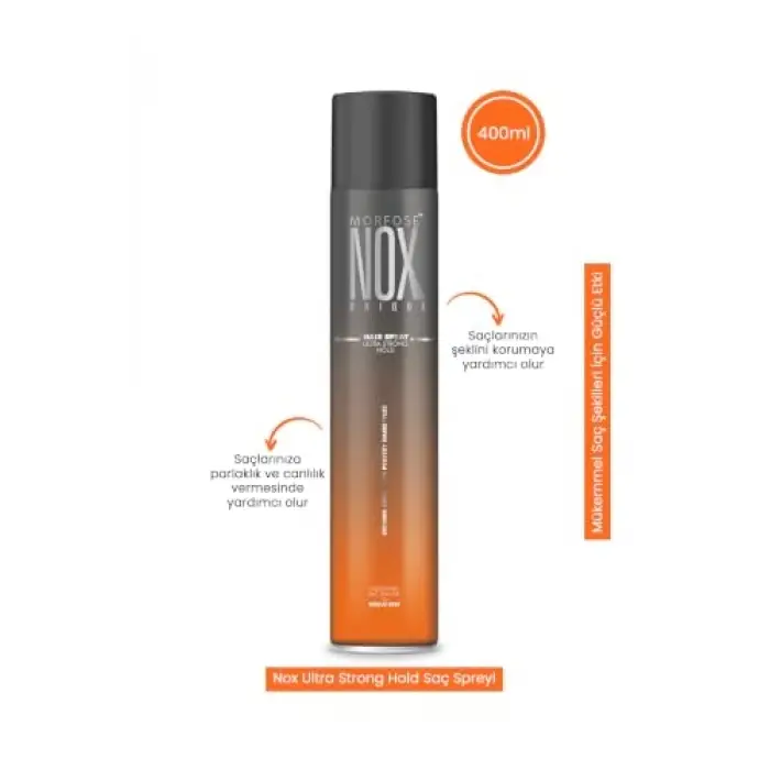 Nox Ultra Strong Hold Saç Spreyi 400 ml