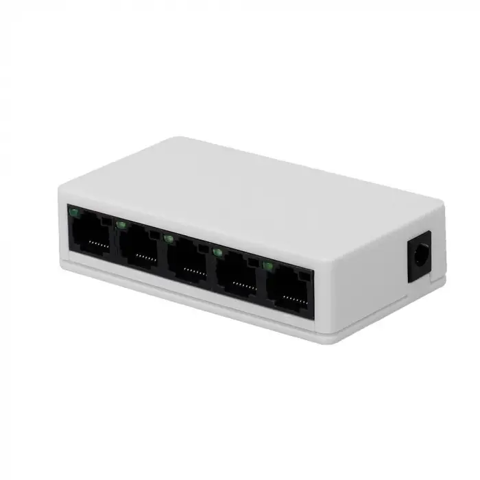 NR3 5 Port LED Işıklı 100Mbps Ethernet Switch
