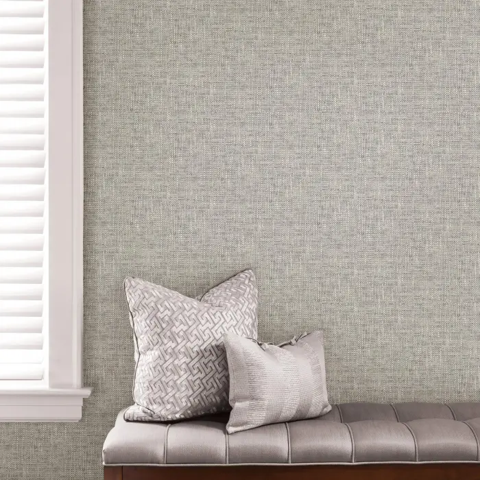 NU2873 Poplin Texture, Duvar Kağıdı, Peel & Stick, Gri