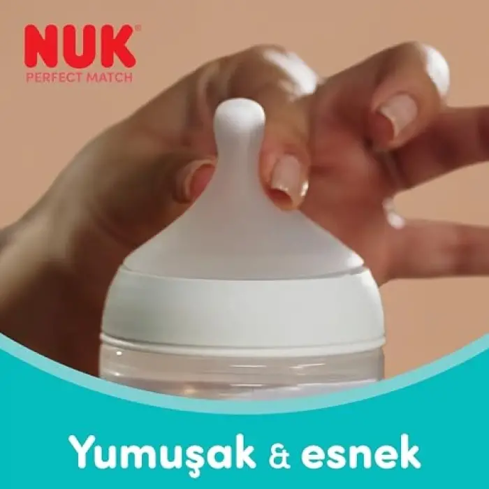 NUK Perfect Match PP Biberon, 150 ml, Maymun