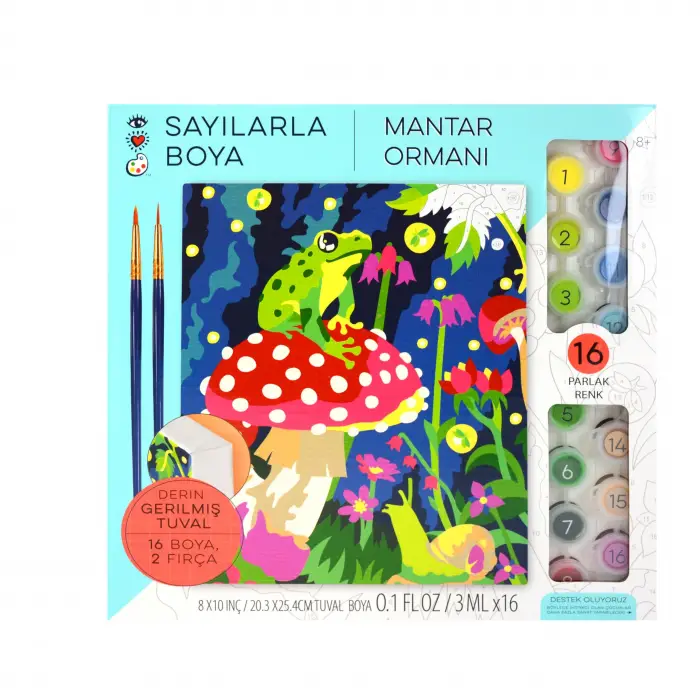 Numaralarla Boya Seti Mantar 9207