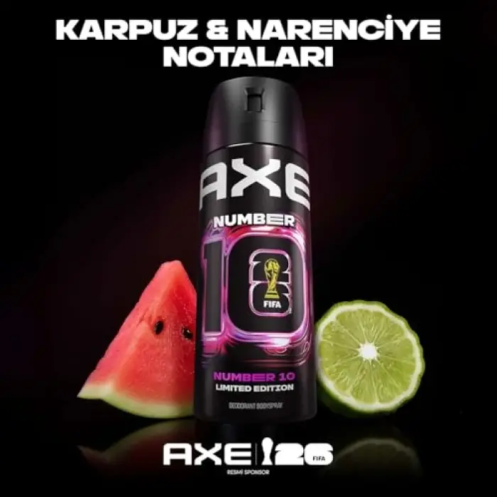 Number 10 vücut spreyi deodorant 150 ml