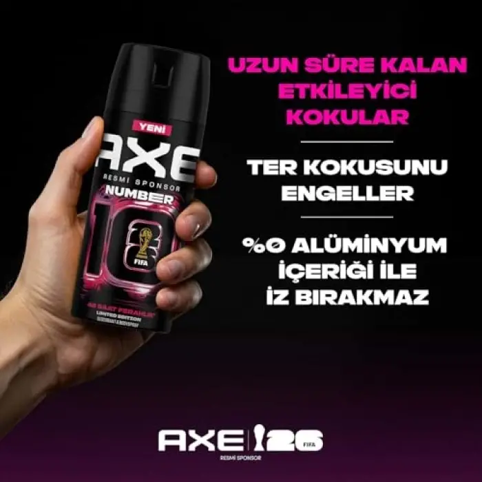Number 10 vücut spreyi deodorant 150 ml