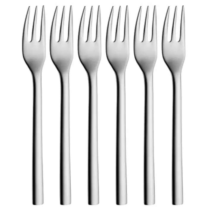 Nuova 6 Parça Pasta Çatalı Seti 16 cm Cromargan® Parlak Paslanmaz Çelik