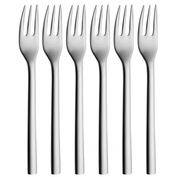 Nuova 6 Parça Pasta Çatalı Seti 16 cm Cromargan® Parlak Paslanmaz Çelik