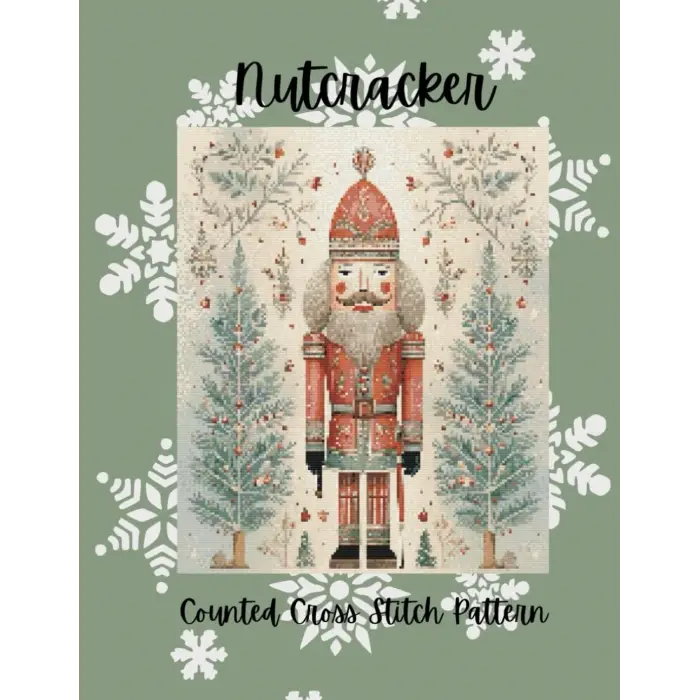 Nutcracker: Counted Cross Stitch Pattern, Holiday Cross Stitch