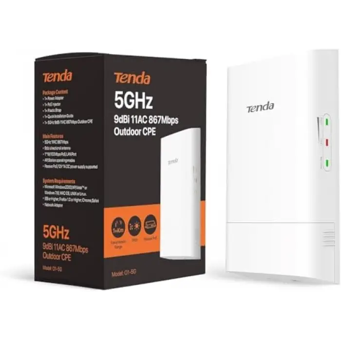 O1-5G 867 Mbps Outdoor Access Point