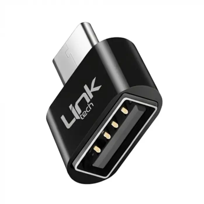 O192 USB - Type-C Dönüştürücü OTG Metal Adaptör Siyah