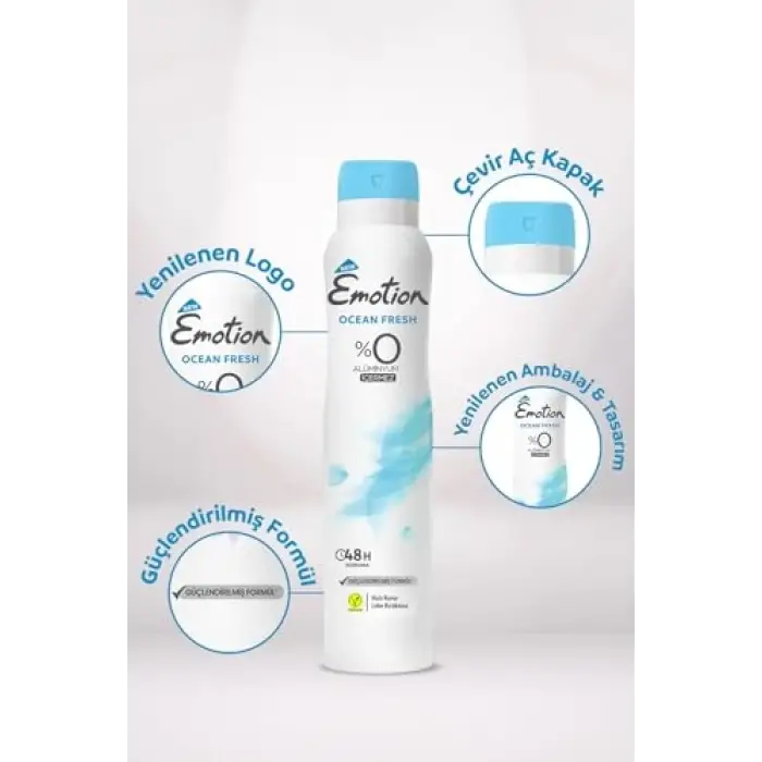 Ocean Fresh Kadın Deodorant, 200 Ml