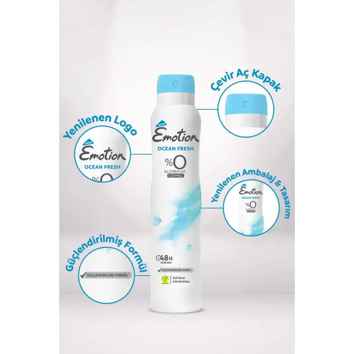 Ocean Fresh Kadın Deodorant, 200 Ml