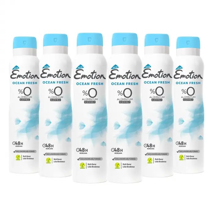 Ocean Fresh Kadın Deodorant 6x150 ml