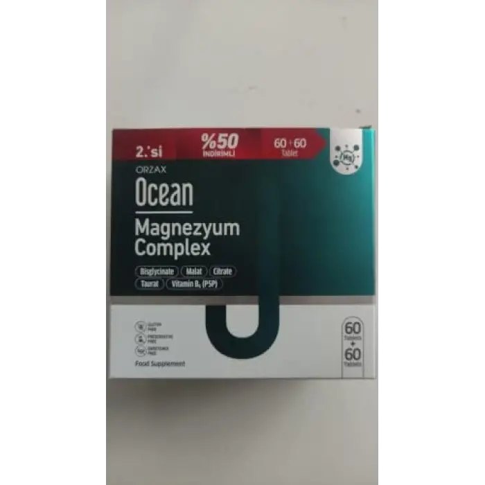 Ocean Magnezyum Complex 60+60 Tablet