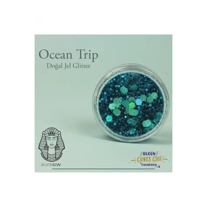 Ocean Trip Jel Formlu Doğal Glitter