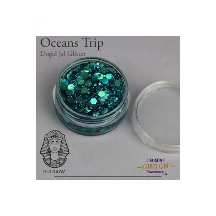 Ocean Trip Jel Formlu Doğal Glitter