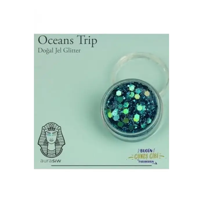 Ocean Trip Jel Formlu Doğal Glitter
