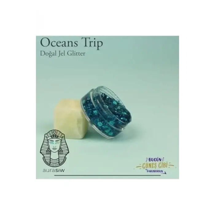 Ocean Trip Jel Formlu Doğal Glitter