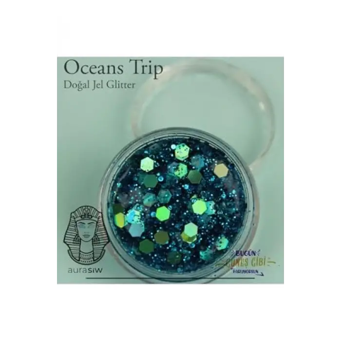 Ocean Trip Jel Formlu Doğal Glitter