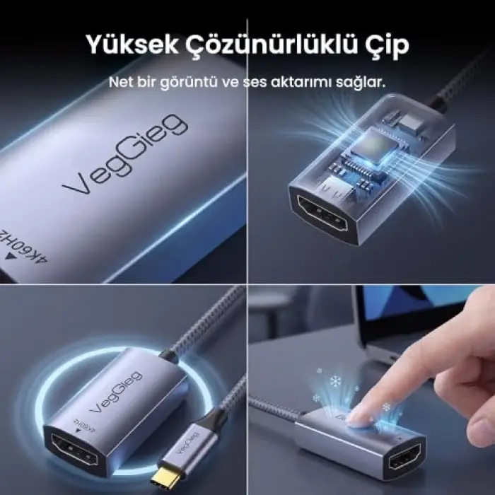 Ofc Bakır Type-C - HDMI 4K 60Hz Çevirici Adaptör