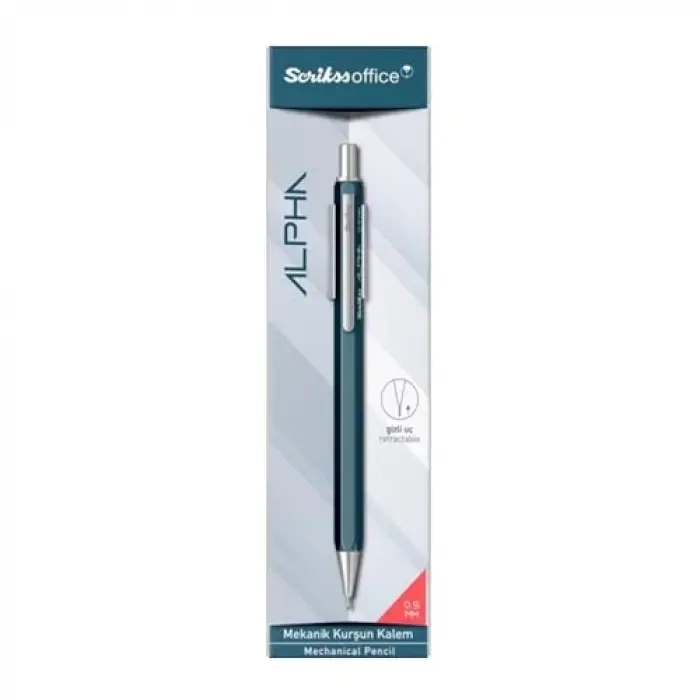 Office Alpha Versatil 0.5 Mm Mavi, Şeffaf Amb