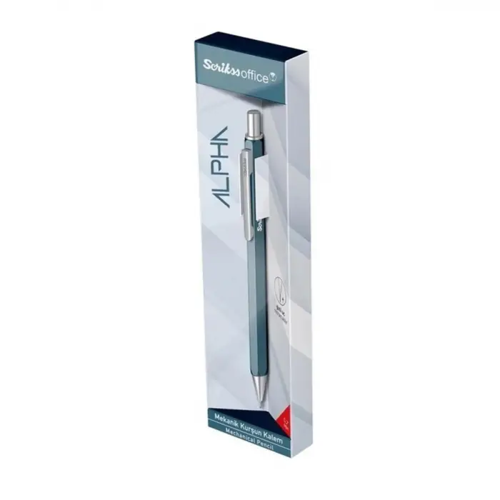 Office Alpha Versatil 0.5 Mm Mavi, Şeffaf Amb