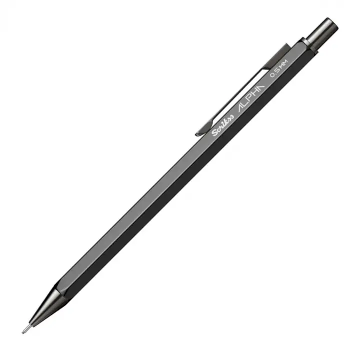 Office Alpha Versatil, 0.5 Mm, Siyah, Şeffaf Amb.